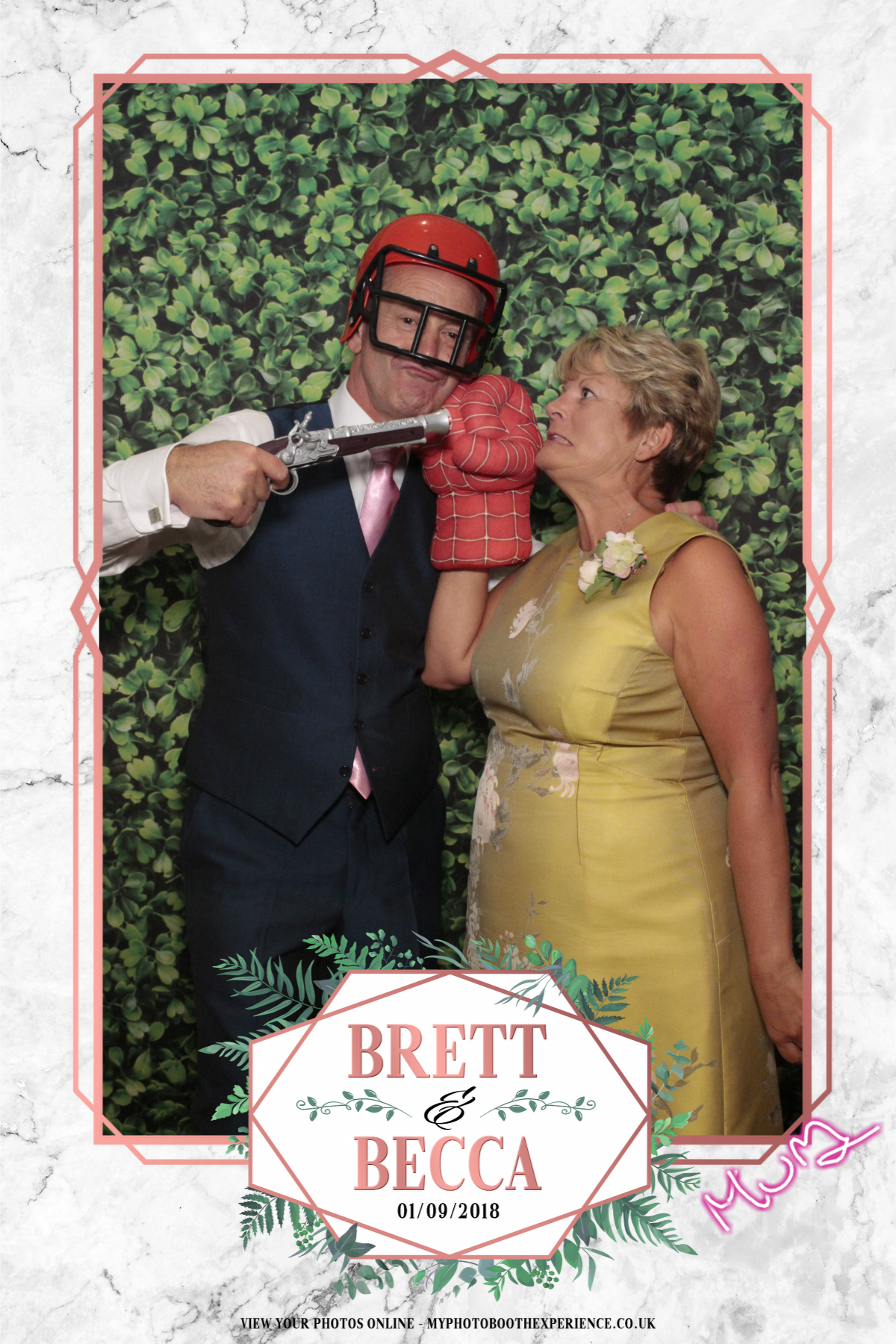 Brett & Becca's Wedding | View more photos from the event at gallery.myphotoboothexperience.co.uk/u/MyPhotoBoothExperienceLtd/Brett-Beccas-Wedding